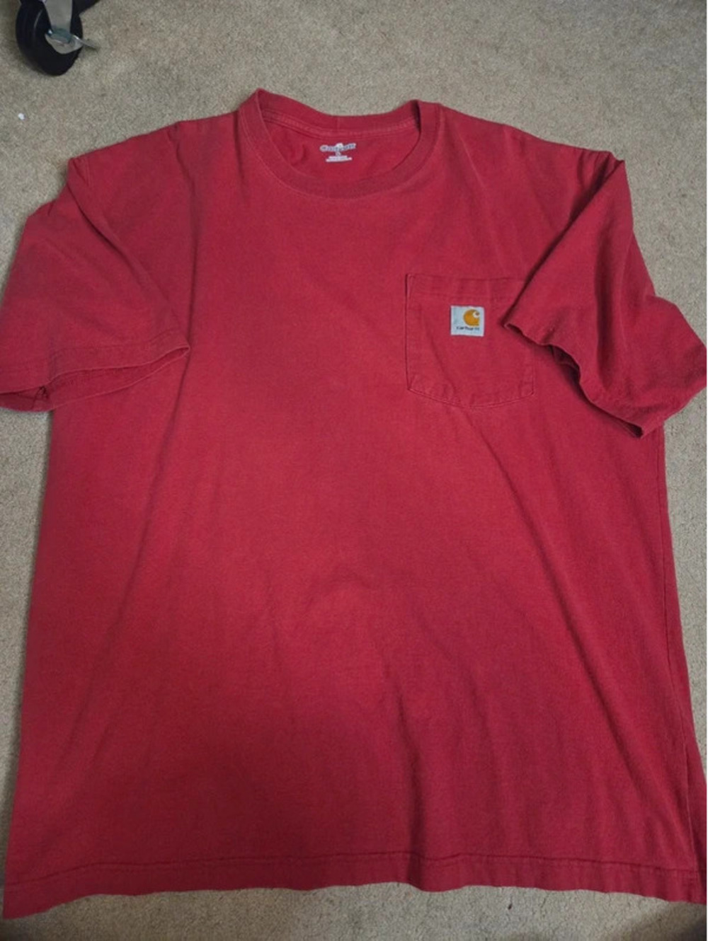 Carhartt Red Tee size large